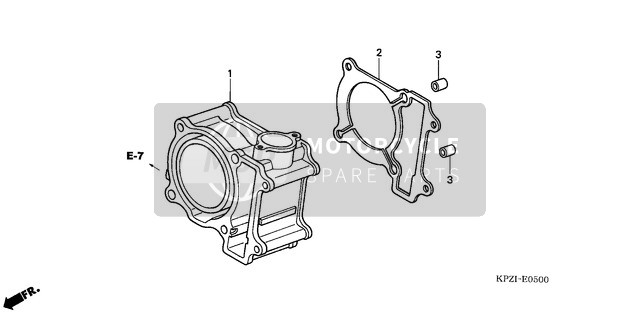 Honda SES150 2002 Cylinder for a 2002 Honda SES150